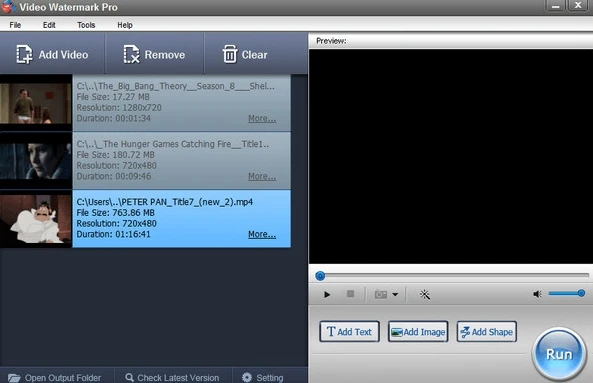 视频加水印软件 Video Watermark Pro