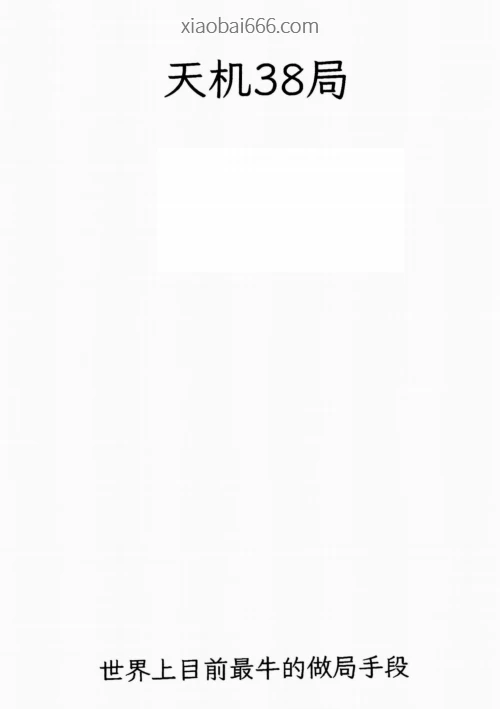 《天机38局》