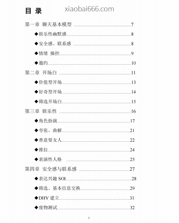 《表演性聊天话术集》