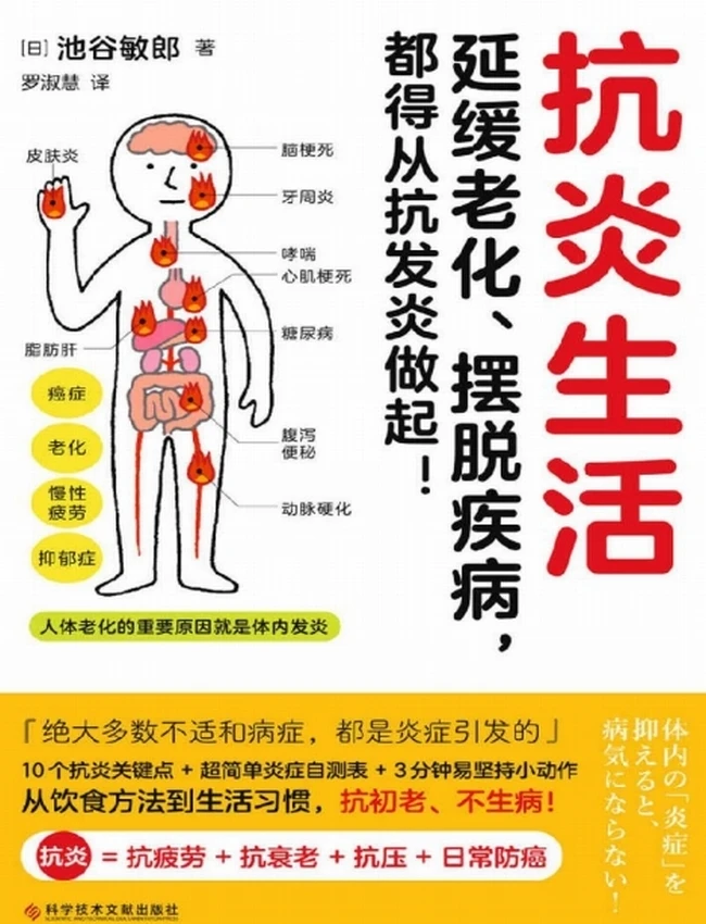 抗炎生活：延缓老化、摆脱疾病，都得从抗发炎做起！